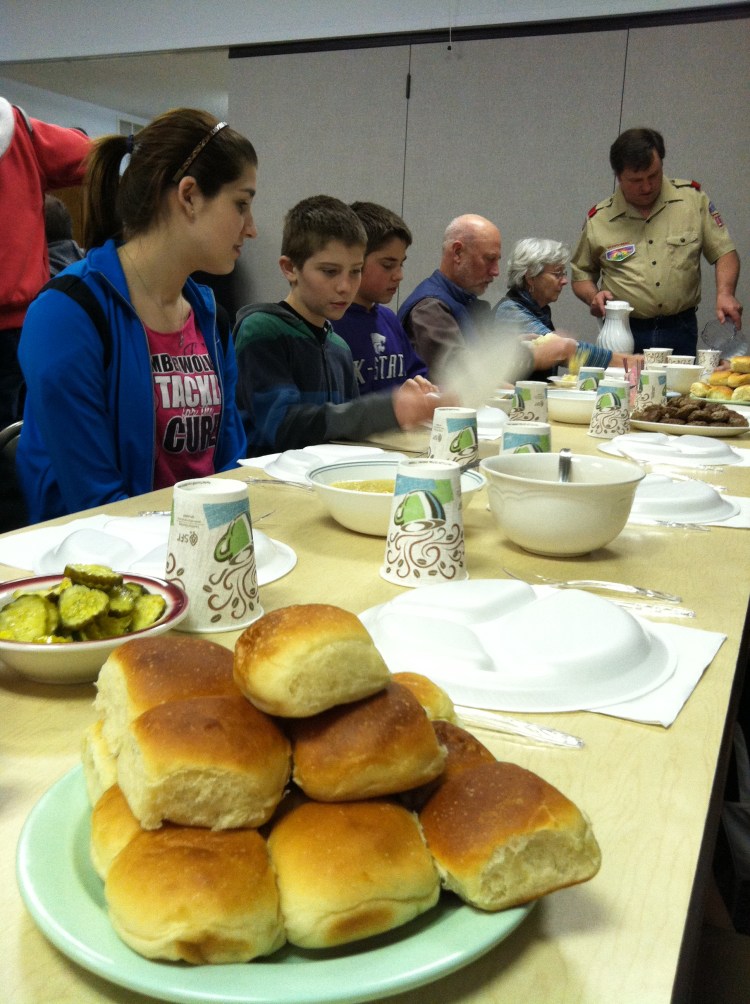 Did they say we were eating groundhog tonight?!?