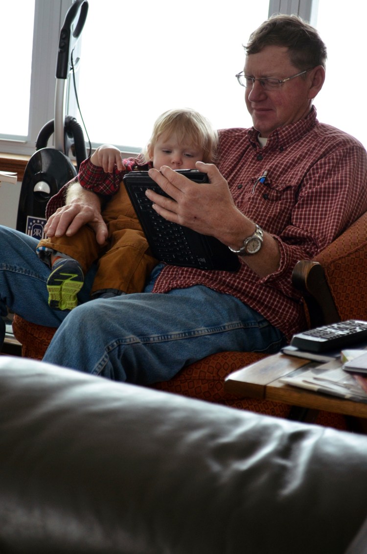 Let me show you how to do it, Grandpa.